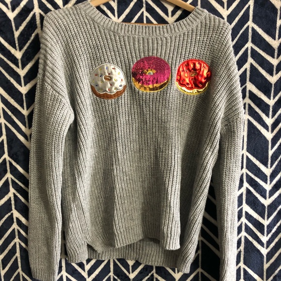 hooked up Sweaters - Hooked up donut Sweater